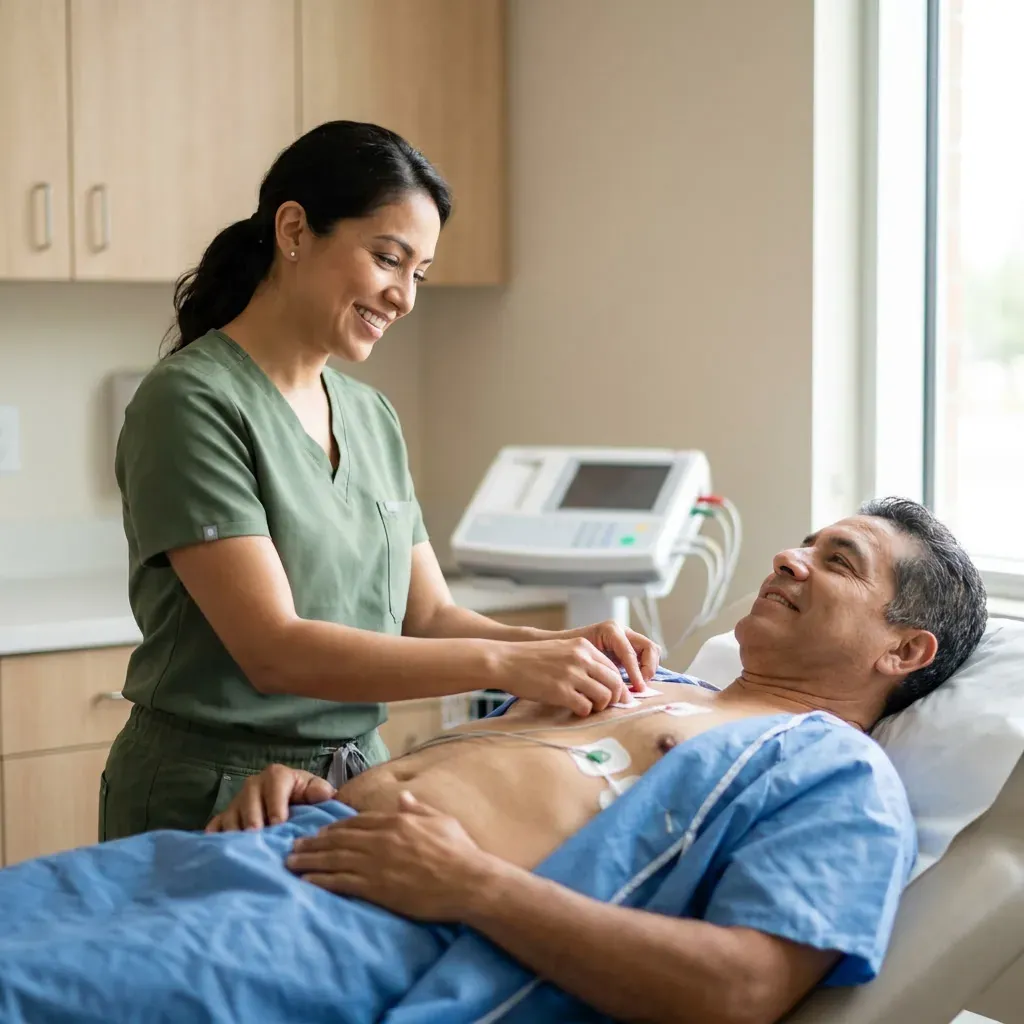 Blog de salud: Electrocardiograma: qué es, cómo se hace y cuándo se pide - Clínica Hispana Corazón y Vida Pasadena